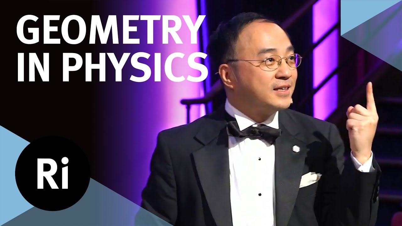 Still from the Royal Institution talk How geometry created modern physics